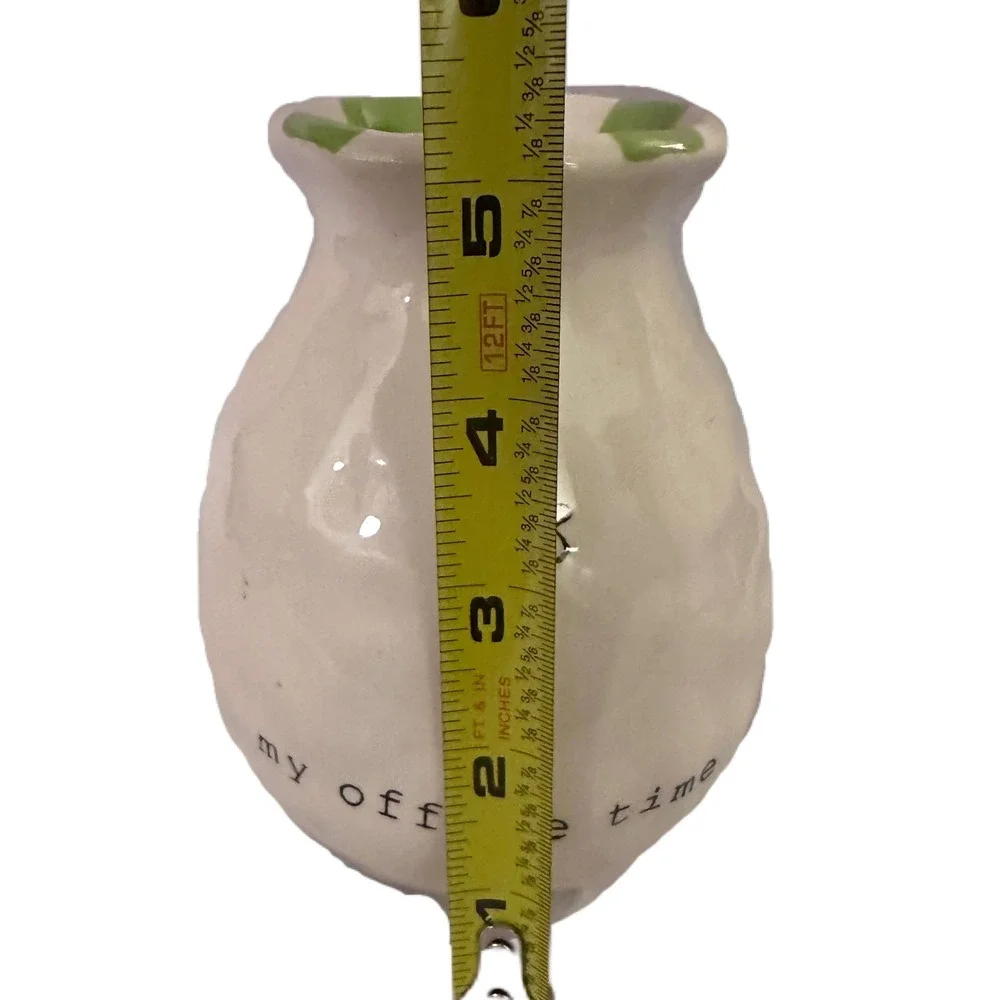 Ceramic Dimpled Bud Vase 